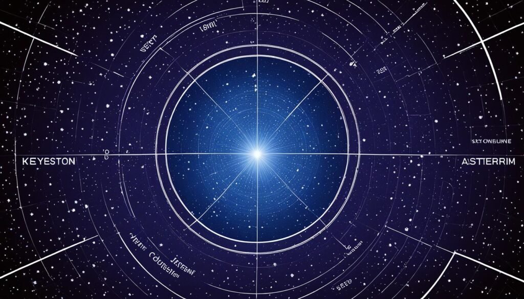 Keystone Asterism Star Map