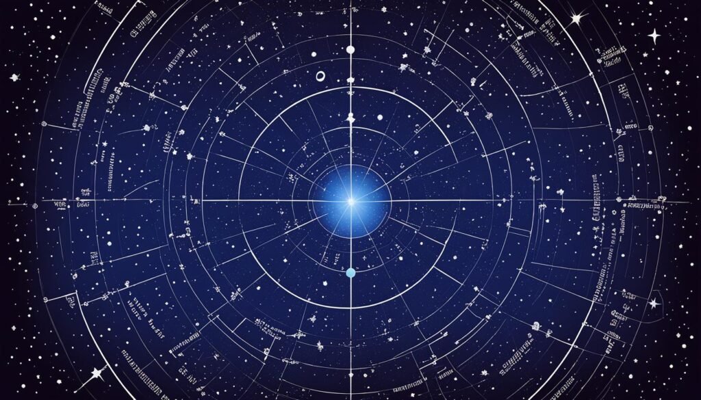 Hércules constellation star chart