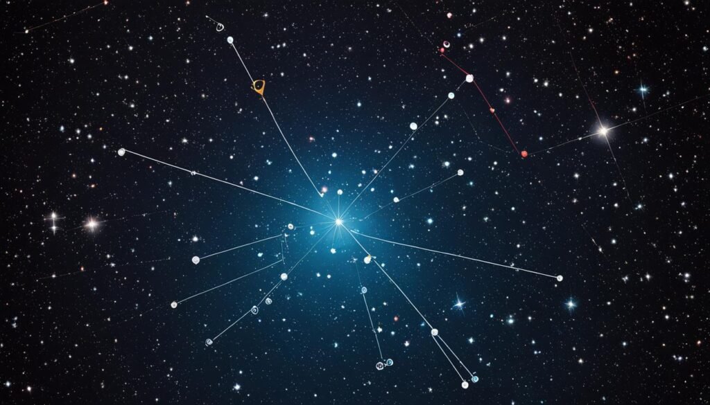 Star Chart depicting Constellation Octans