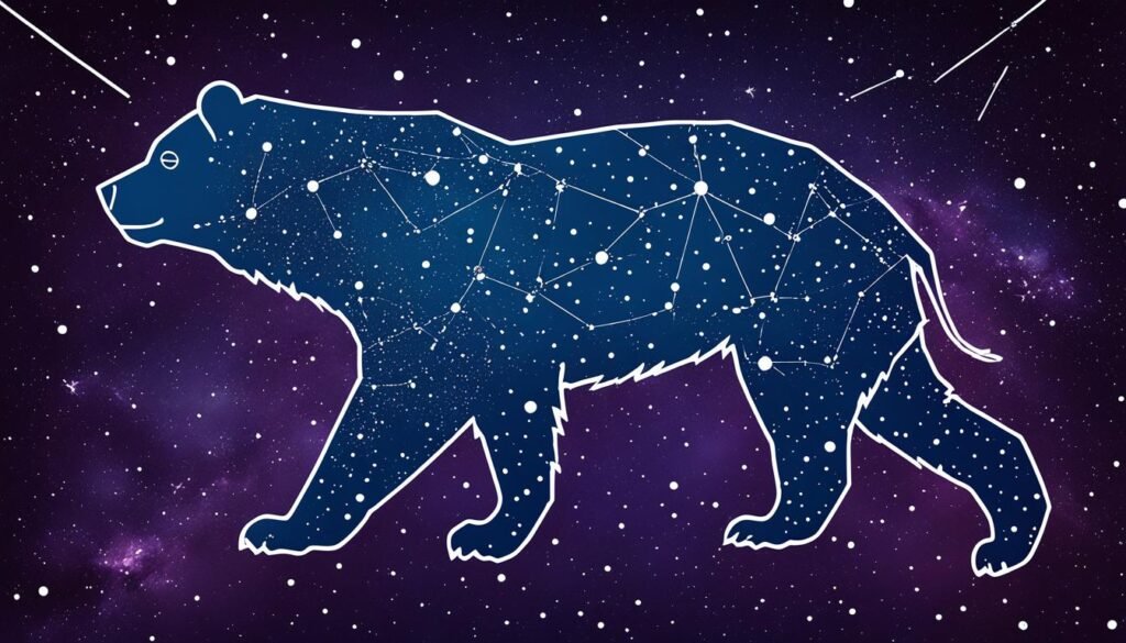 Ursa Major star map